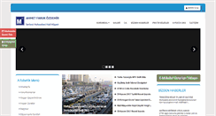 Desktop Screenshot of ahmetfarukozdemir.com